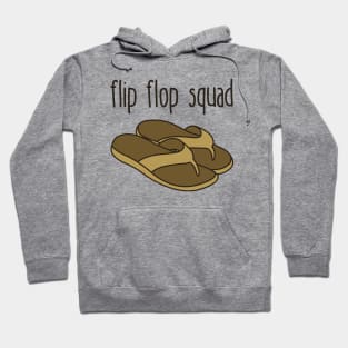 Flip Flop Squad, Funny Summer Vacation Flip Flops Hoodie